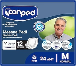Canped Orta Boy M 12'li 2 Adet Erkek Mesane Pedi