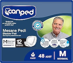 Canped Orta Boy M 12'li 4 Adet Erkek Mesane Pedi