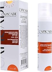 Capicade Çocuklar için 50 Faktör 100 ml Güneş Losyonu