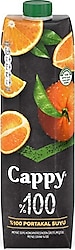 Cappy %100 Portakal Meyve Suyu 1 lt