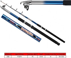 Captain 1740 Dorado 70-150 gr Atar 350 cm Teleskopik Kamış