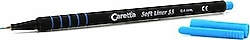 Caretta Softliner 55 0.4 mm Keçeli Kalem Turkuaz