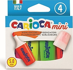 Carioca Mini 42868 4'lü Fosforlu Kalem Seti