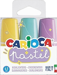 Carioca Pastel Mini 3'lü Fosforlu Kalem Seti