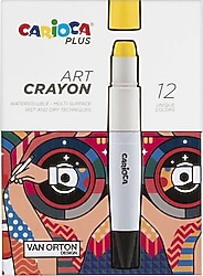 Carioca Plus Art Crayon 12'li Mum Boya