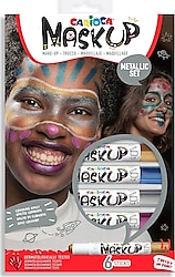 Carioca Mask Up Metalik 6 gr 6 Renk Yüz Boyası