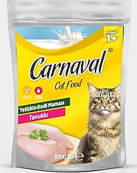 Carnaval Cat Chicken Tavuklu 1 kg Yetişkin Kedi Maması
