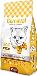 Carnaval Pet Premium Tavuklu 1.5 kg Yetişkin Kedi Maması