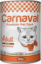 Carnaval Premium Cat Somon Balıklı 400 gr Yetişkin Kedi Konservesi