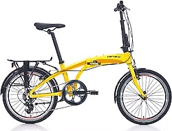 Carraro Flexi 107 V Sarı-Siyah 7 Vites 20 Jant Katlanır Bisiklet