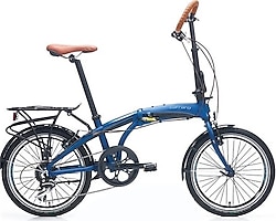 Carraro Flexi Comfort Mavi-Siyah-Bakır 8 Vites 20 Jant Katlanır Bisiklet