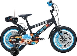 Carraro Monster Siyah-Mavi 16 Jant Erkek Çocuk Bisikleti