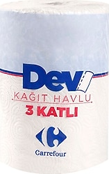 Carrefour 3 Kat 300 Yaprak Dev Havlu