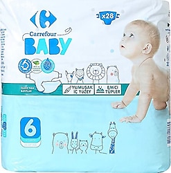 Carrefour Baby 6 Numara XL 28'li Bebek Bezi