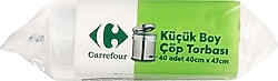Carrefour Küçük Boy Çöp Poşeti 40'lı