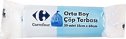 Carrefour Orta Boy Çöp Poşeti 30'lu