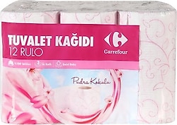 Carrefour Pudralı 3 Katlı Tuvalet Kağıdı 12'li