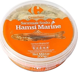 Carrefour Sarımsak Soslu Hamsi Marine 200 gr