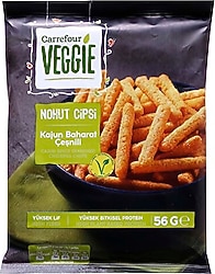 Carrefour Vegie Kajun Baharatlı Nohut Cipsi 56 gr