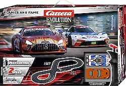 Carrera GO Evolution Flames and Fame UK plug Yarış Seti 20025245