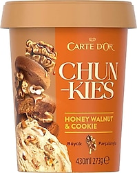 Carte d'Or Chunkies Ballı Ceviz Kurabiye ve Karamel 430 ml