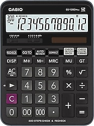 Casio DJ-120D Plus 12 Haneli Masaüstü Hesap Makinesi