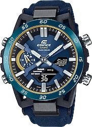 Casio Edifice Sospensione ECB-2000SS-2ADR Kumaş Kordon Mavi Erkek Kol Saati