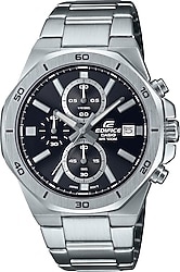 Casio Edifice EFV-640D-1AVUDF Çelik Kordon Gümüş-Siyah Erkek Kol Saati
