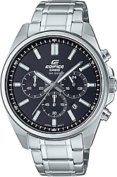 Casio Edifice EFV-650D-1AVUDF Çelik Kordon Siyah Erkek Kol Saati
