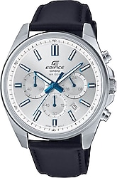 Casio Edifice EFV-650L-7AVUDF Deri Kordon Siyah Erkek Kol Saati