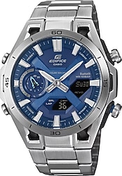 Casio Edifice Sospensione ECB-2300D-2ADF Gümüş-Mavi Erkek Kol Saati