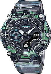 Casio G Shock GA-2200NN-1ADR Gri-Yeşil Erkek Kol Saati