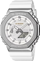 Casio G-Shock G-Steel GM-2110SH-7ADR Beyaz Erkek Kol Saati