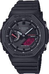 Casio G-Shock GA-B2100BBR-1ADR Silikon Kordon Siyah-Bordo Erkek Kol Saati