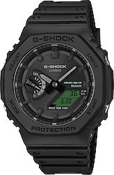 Casio G-Shock GA-B2100BEG-1ADR Silikon Kordon Siyah-Koyu Yeşil Erkek Kol Saati
