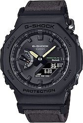Casio G-Shock GA-B2100CT-1A5DR Kumaş Kordon Siyah Erkek Kol Saati