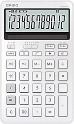 Casio JW-200DQ-WE İpeksi Beyaz 12 Haneli Hesap Makinesi