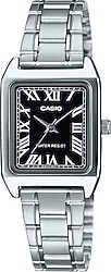 Casio Standart LTP-V007D-1BUDF Çelik Kordon Gri-Siyah Kadın Kol Saati