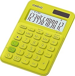 Casio MS-20UC-YG Sarı Masaüstü Hesap Makinesi