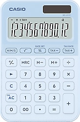Casio MS-20YC-LB Açık Mavi 12 Haneli Hesap Makinesi