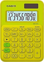Casio MS-7UC-YG Sarı Masaüstü Hesap Makinesi