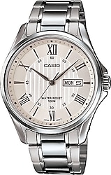 Casio MTP-1384D-7AVDF Çelik Kordon Krem Erkek Kol Saati