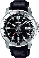 Casio Standart MTP-VD01L-1EVUDF Deri Kordon Siyah Erkek Kol Saati