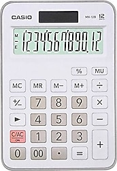 Casio MX-12B-WE Beyaz 12 Haneli Masaüstü Hesap Makinesi