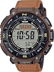 Casio Pro-Trek PRG-340L-5DR Deri Kordon Erkek Kol Saati