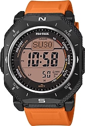 Casio Pro Trek PRG-69-4DR Silikon Kordon Turuncu Kol Saati