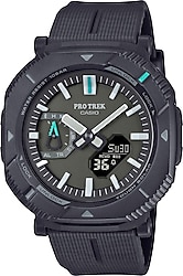 Casio Pro Trek PRJ-B001-1DR Silikon Kordon Siyah Erkek Kol Saati