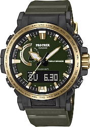 Casio Pro Trek PRW-61ANS-3DR Yeşil-Altın Erkek Kol Saati