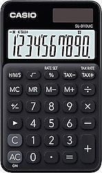 Casio SL-310UC-BK Siyah 10 Haneli Cep Tipi Hesap Makinesi
