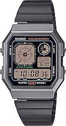 Casio Standart A130WEGG-1ADF Siyah-Gri Kol Saati